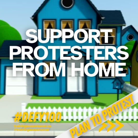 Support Protesters From Home